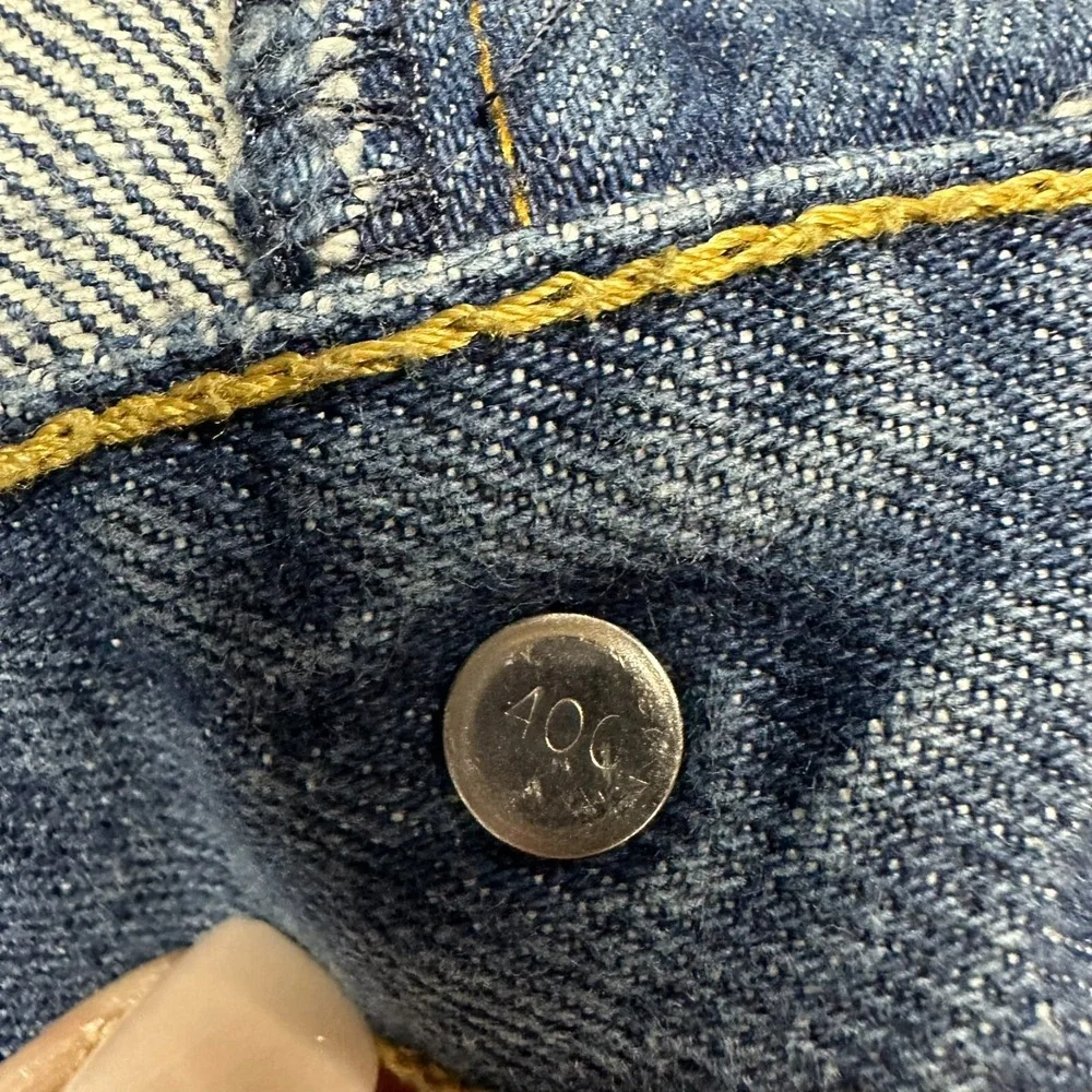 Levis 505 Jeans Mens 38x36 Blue Denim Straight Leg Y2K 2010‎ Loose Skater